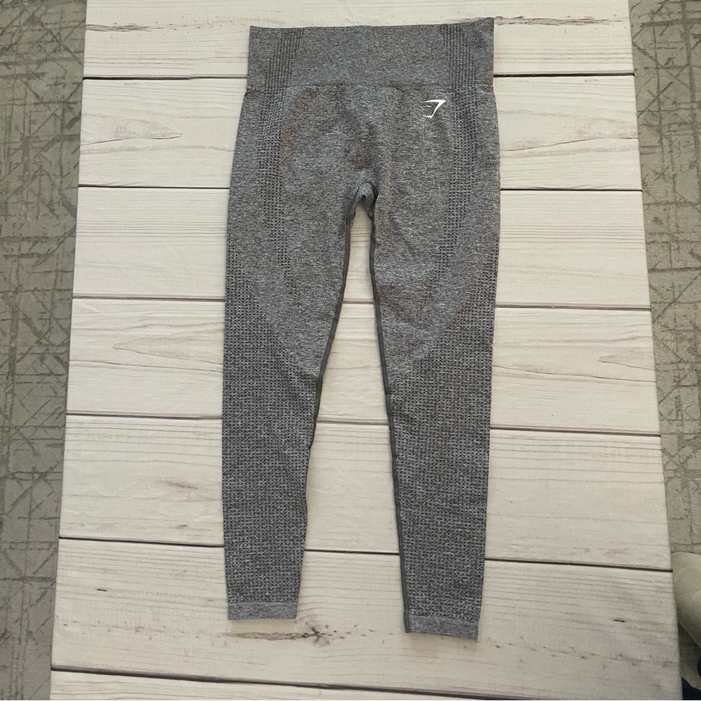Gymshark Gray Leggings Soft Knit Tapered